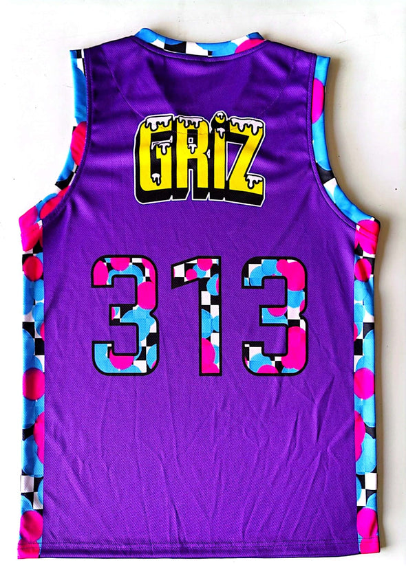 Be happy - LE basketball jersey - griz inspired collection