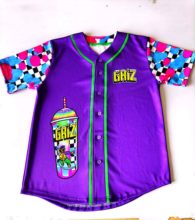 Be happy - LE baseball jersey - griz inspired collection