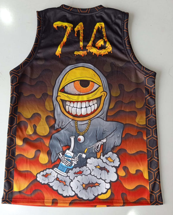 GRIM DABCLOPS - LE basketball jersey - CYCLOPS ARMY INSPIRED COLLECTION