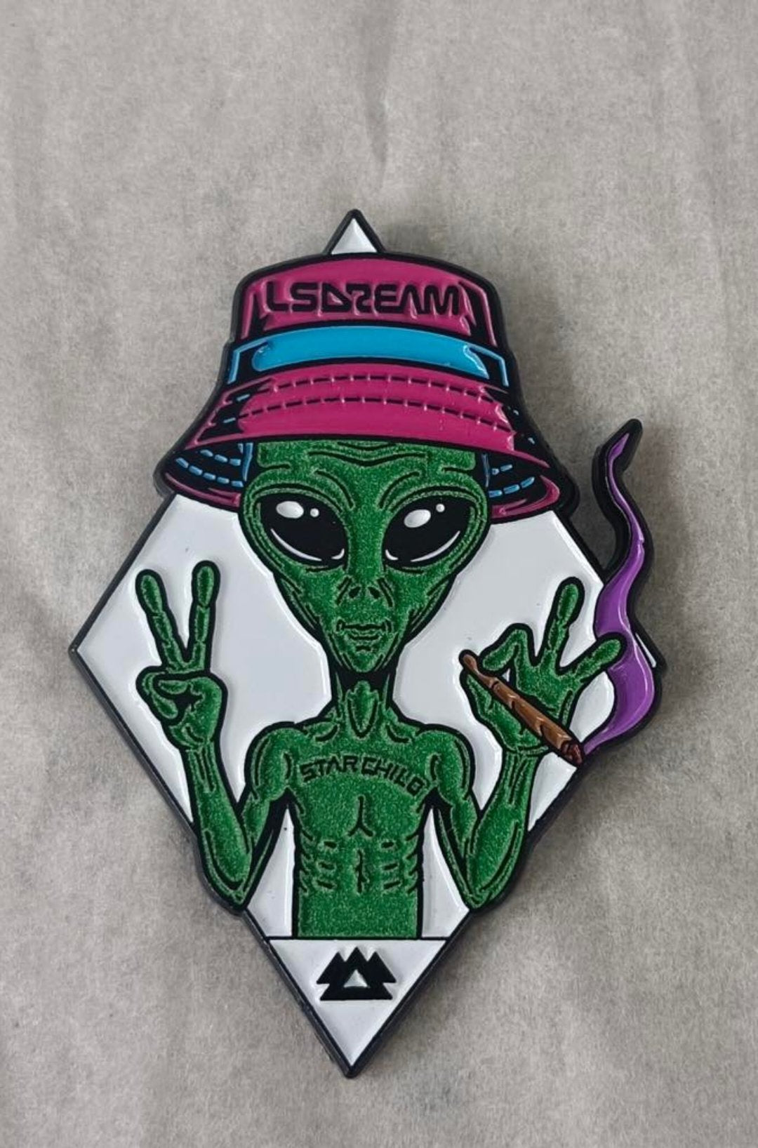 2.25" ls dream inspired enamel pin