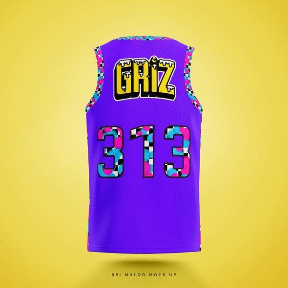 Be happy - LE basketball jersey - griz inspired collection