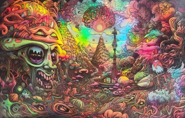 Alien utopia - Holo Print