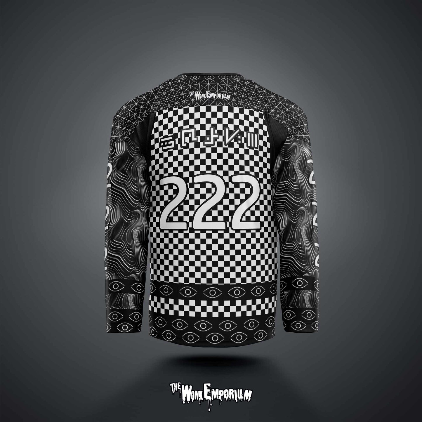 222 B & W- hockey jersey - LIMITED EDITION