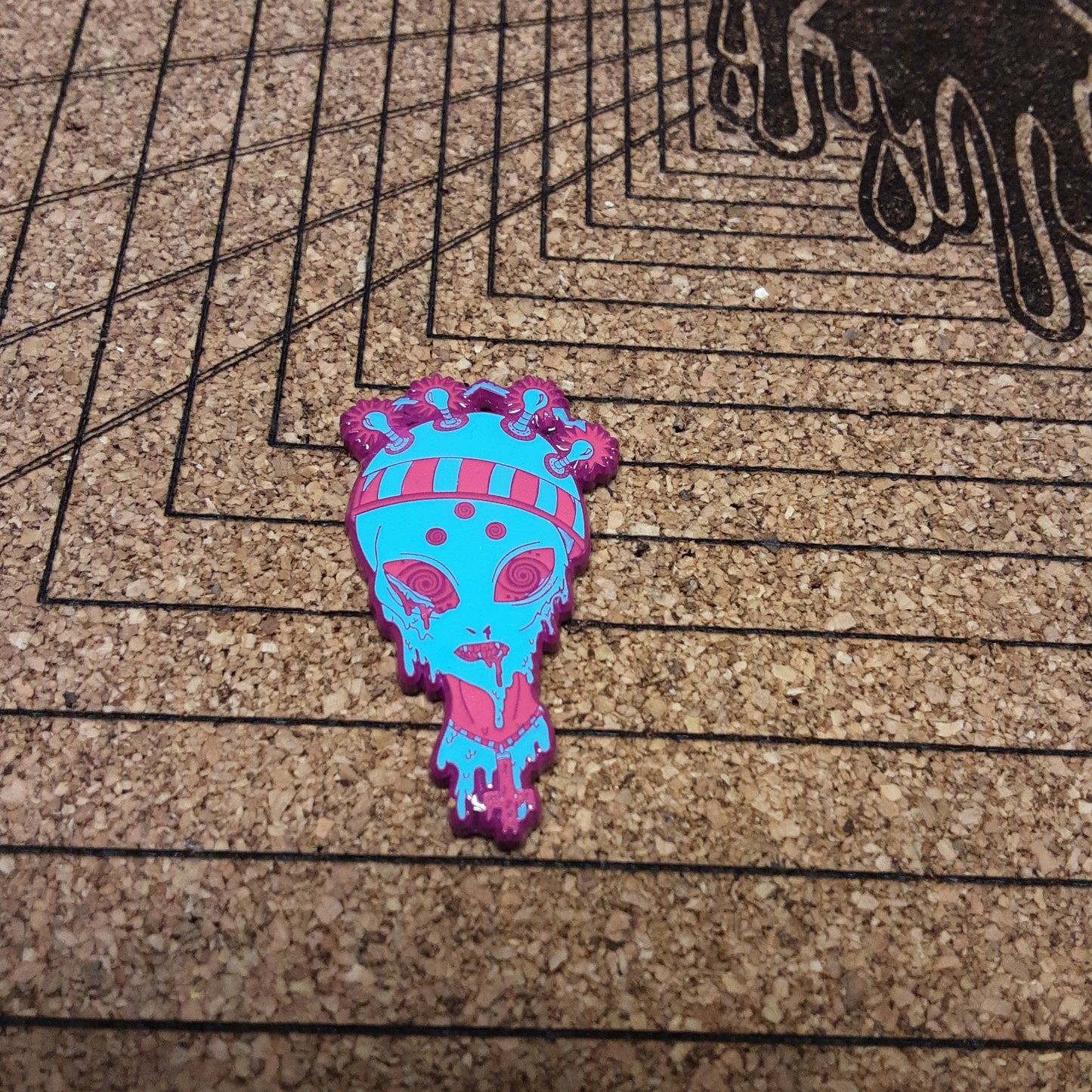 2" soft enamel pin -   mersiv the martian