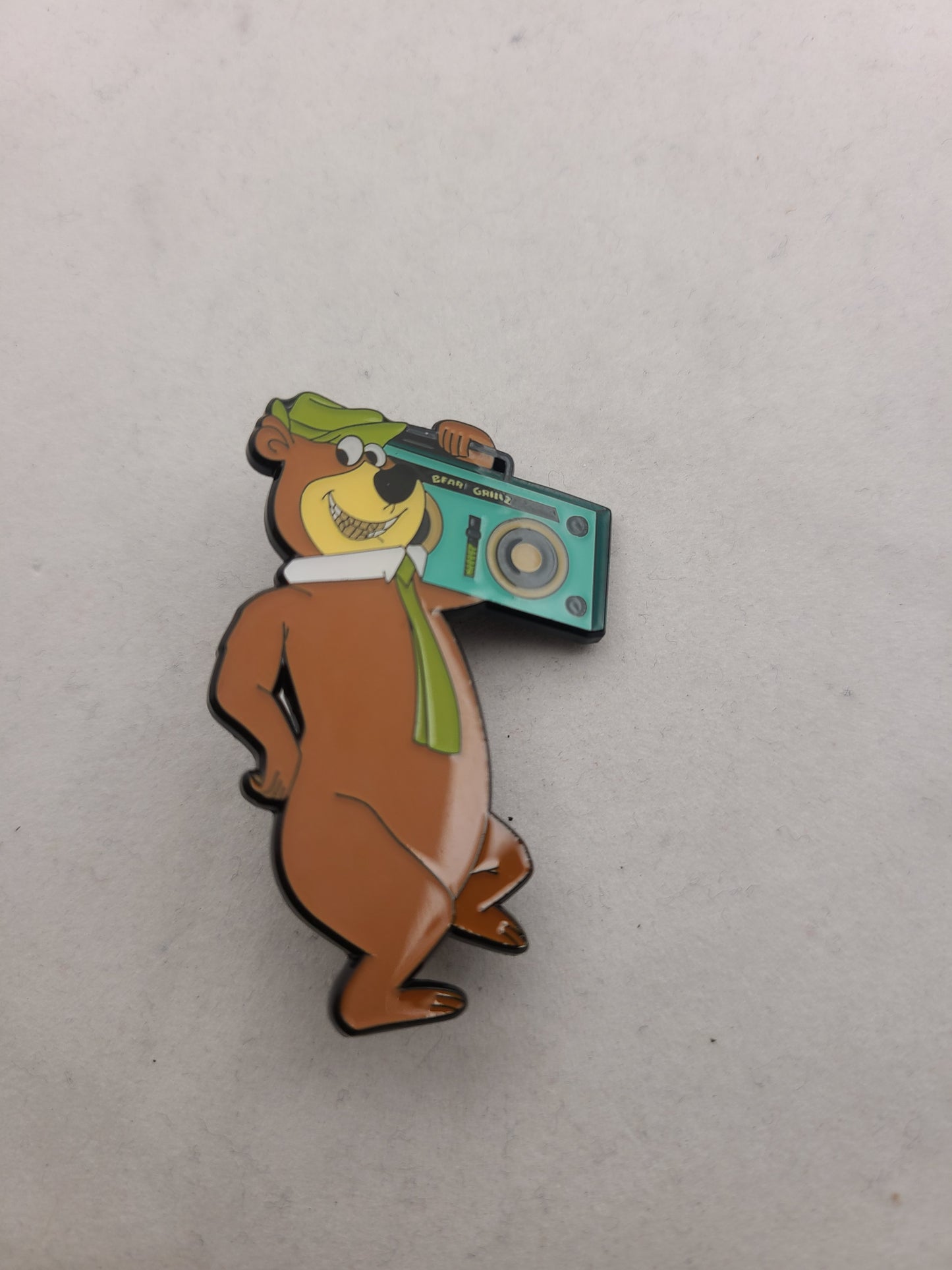 2" soft enamel pin - bear grillz