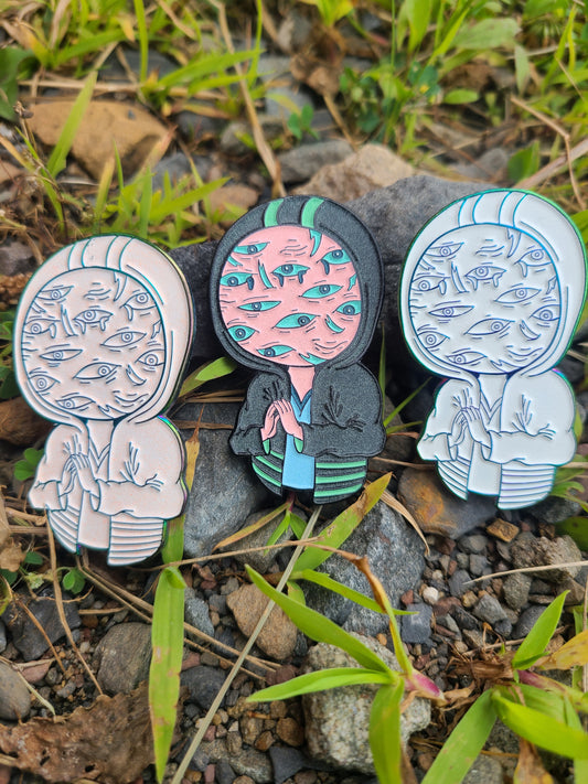 2.5" The midnight stranger - soft enamel pin