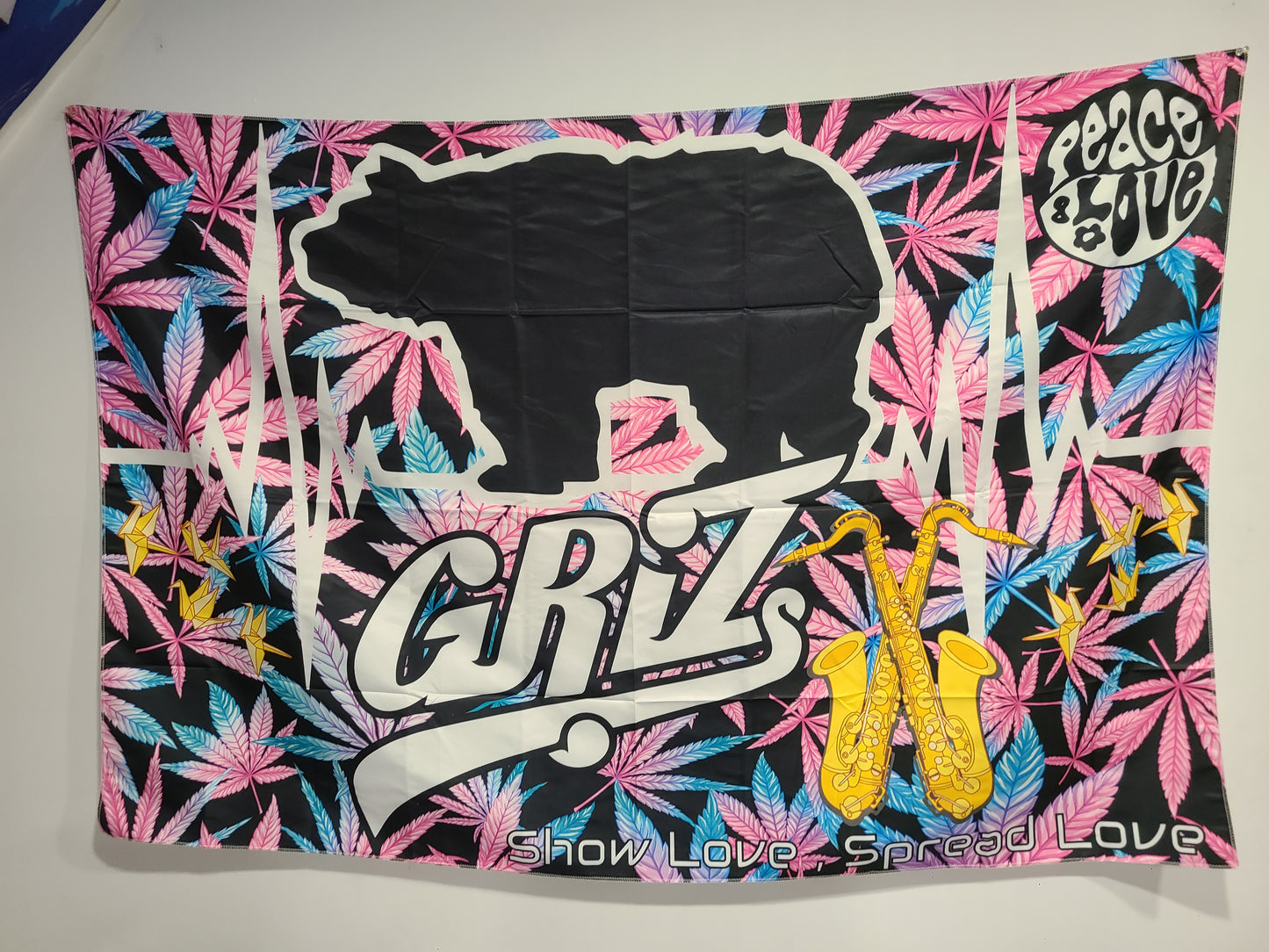 TAPESTRY - LIFE LINE - griz inspired tapestry