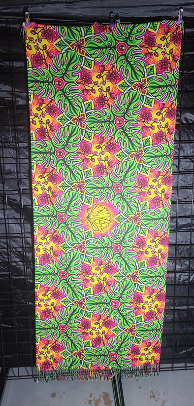 "Flowers" pashmina scarf - by calypso arts