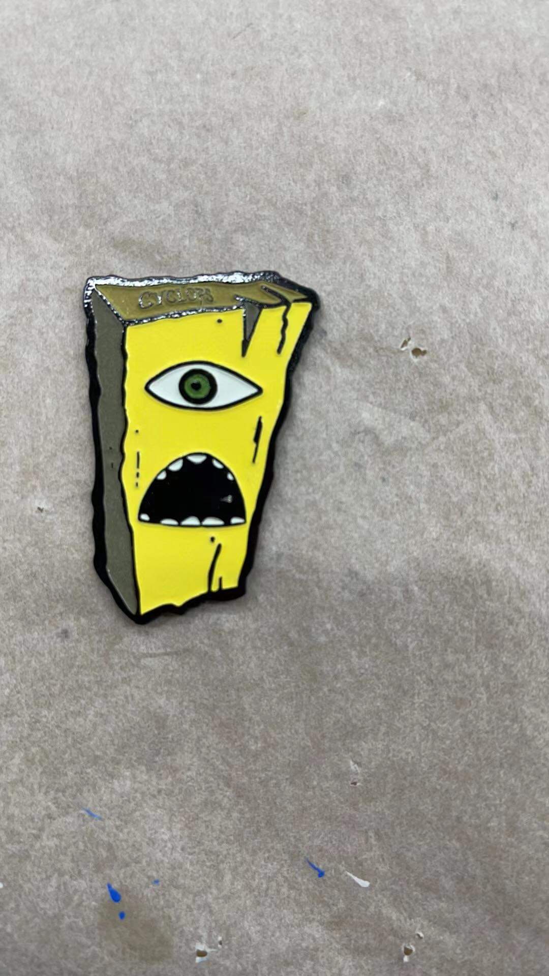 Cyclops plank -  2" Limited Edition soft enamel pin