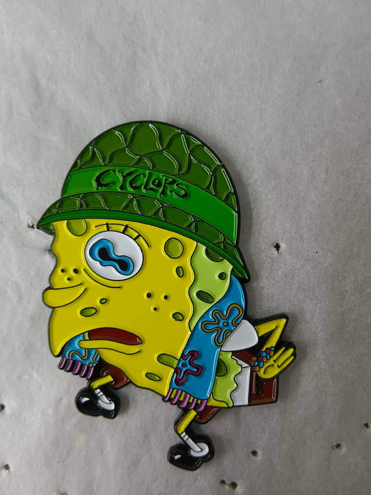 2.25" - Cyclops bob - subtronics inspired soft enamel pin